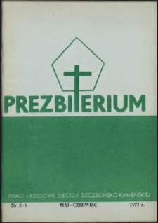 Prezbiterium. 1973 nr 5 i 6