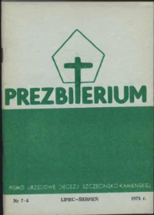 Prezbiterium. 1973 nr 7 i 8
