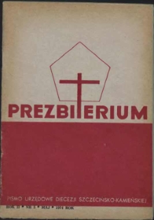 Prezbiterium. 1974 nr 5