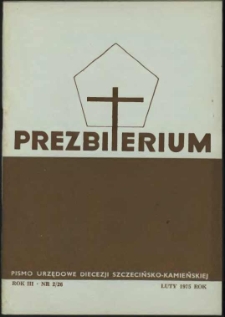 Prezbiterium. 1975 nr 2