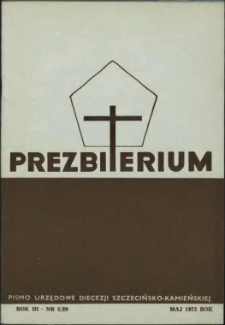 Prezbiterium. 1975 nr 5