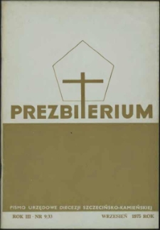 Prezbiterium. 1975 nr 9