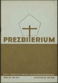 Prezbiterium. 1975 nr 10