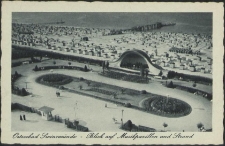 Ostseebad Swinemünde, Blick auf Musikpavillon und Strand