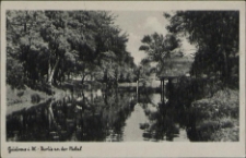 Güstrow in Mecklenburg, Partie an der Nebel