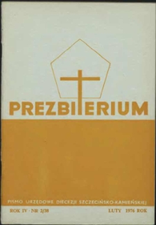 Prezbiterium. 1976 nr 2