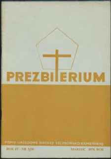 Prezbiterium. 1976 nr 3