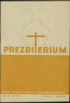 Prezbiterium. 1976 nr 9
