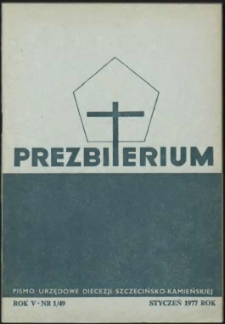 Prezbiterium. 1977 nr 1