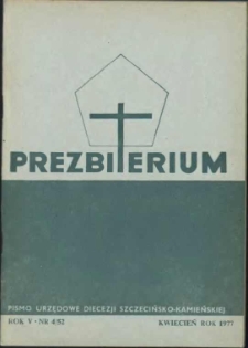 Prezbiterium. 1977 nr 4