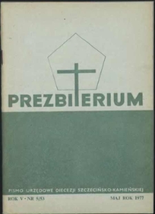 Prezbiterium. 1977 nr 5