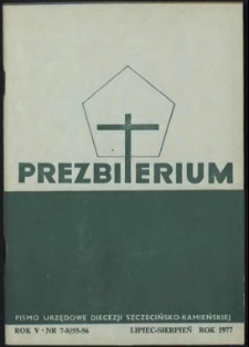 Prezbiterium. 1977 nr 7-8