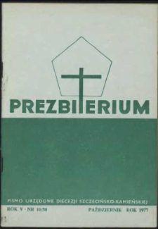 Prezbiterium. 1977 nr 10