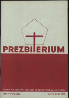 Prezbiterium. 1978 nr 2