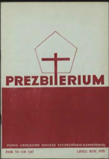 Prezbiterium. 1978 nr 7