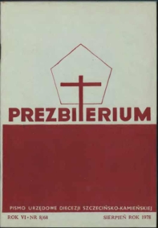 Prezbiterium. 1978 nr 8