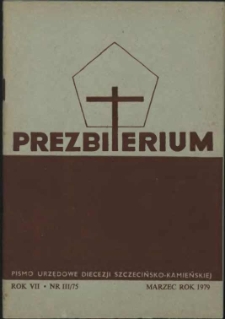 Prezbiterium. 1979 nr 3