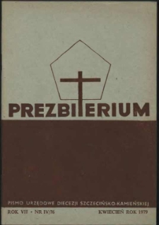 Prezbiterium. 1979 nr 4