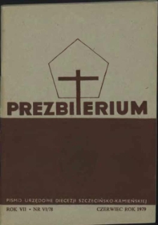 Prezbiterium. 1979 nr 5-6