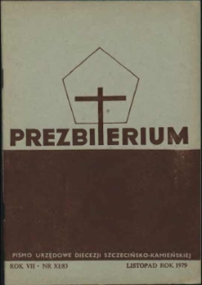 Prezbiterium. 1979 nr 11