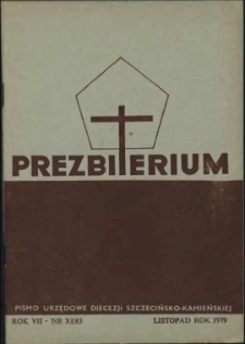 Prezbiterium. 1979 nr 11