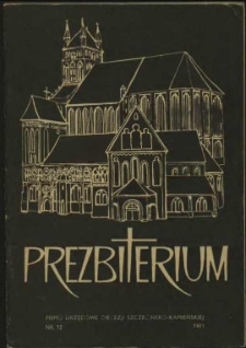 Prezbiterium. 1981 nr 12