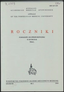 Annales Academiae Medicae Stetinensis = Roczniki Pomorskiej Akademii Medycznej w Szczecinie. 2004, 50, 2