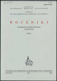 Annales Academiae Medicae Stetinensis = Roczniki Pomorskiej Akademii Medycznej w Szczecinie. 2005, 51, 2