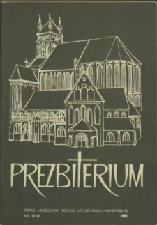 Prezbiterium. 1986 nr 10-12