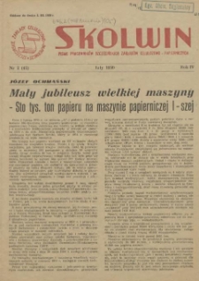 Skolwin : pismo pracowników Szczecińskich Zakładów Celulozowo-Papierniczych. R.4, 1959 nr 2