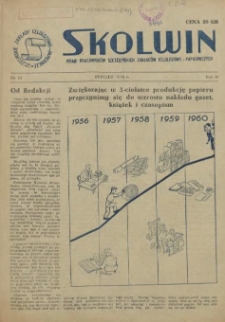 Skolwin : pismo pracowników Szczecińskich Zakładów Celulozowo-Papierniczych. R.2, 1956 nr 12