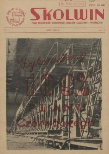 Skolwin : pismo pracowników Szczecińskich Zakładów Celulozowo-Papierniczych. R.2, 1956 nr 17
