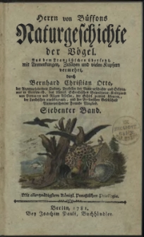 Naturgeschichte der Vögel. Bd. 7