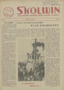 Skolwin : pismo pracowników Szczecińskich Zakładów Celulozowo-Papierniczych. R.2, 1956 nr 18