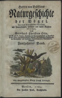 Naturgeschichte der V&ouml;gel. Bd. 15